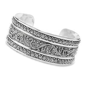 SS FILIGREE DESIGN 1 1/16" CUFF