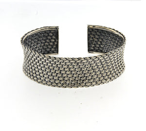 SS WOVEN DESIGN CUFF